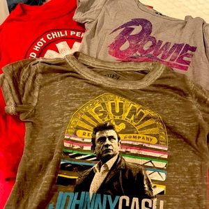 Lot of three Band TShirts